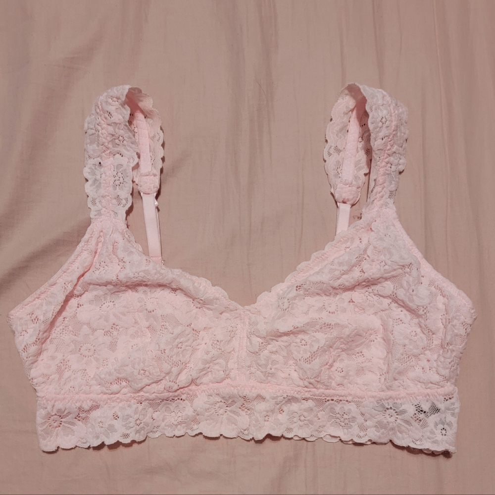 Aerie Lace Bralette Light Pink
